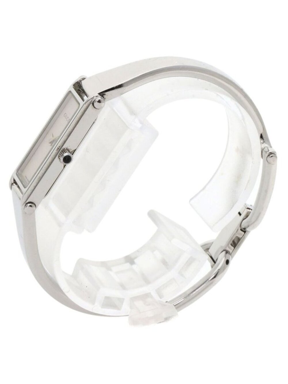 Gucci Square Face Bangle Watch SS - Picture 2 of 15